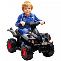 Qaba Quad 6 V Pour Enfants, Vehicule Electrique A 4 Roues Alimente Par Batterie Pour Enfants Avec Mu
