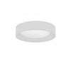 Plafonnier affleuré Cfled de Dainolite de 11 po avec abat-jour blanc