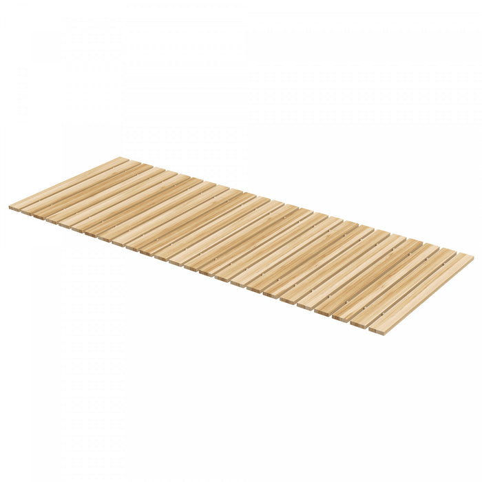 Outsunny Allee de jardin , passerelle exterieure, finition en bois naturel