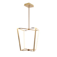 Lustre Curant de Dainolite en silicone blanc qui diffuse la lumière, avec fini laiton vieilli et ampoule de 48 W