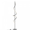 Lampe à pied à DEL de 51 po noir mat avec gradation progressive
