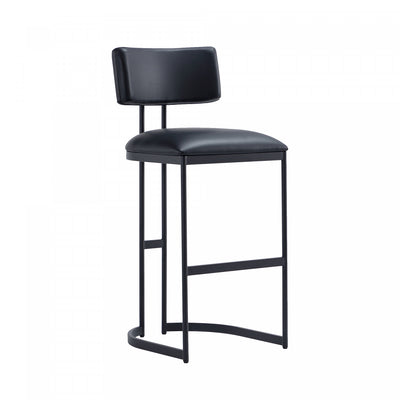 Juno Contemporary Modern Metal Barstool in Black | Tabouret de bar moderne contemporain Juno en metal noir