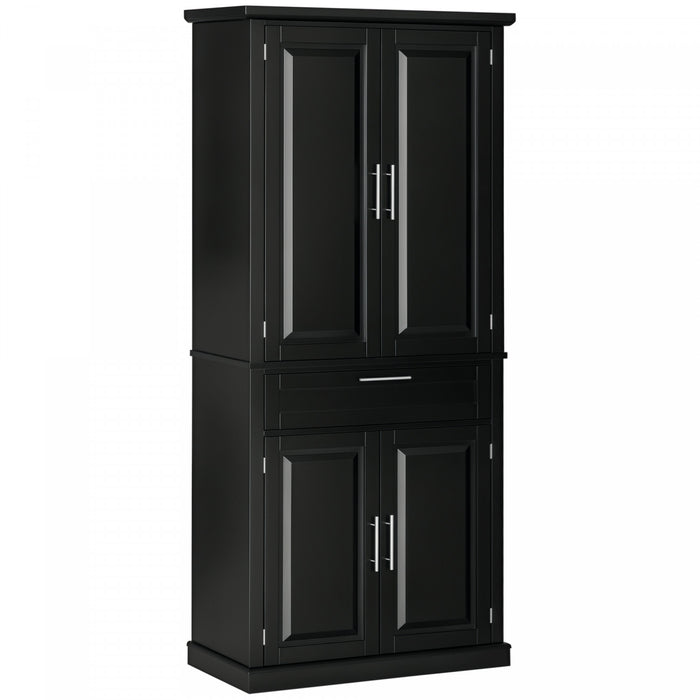 HOMCOM Armoire de rangement 72\" avec tiroir, etageres reglables