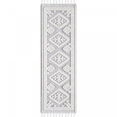 Quinto Westerner Shag Area Rug - 2'7" x 8'|Carpette à poil long Quinto Westerner - 2 pi 7 po x 8 pi
