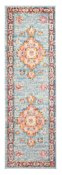 Tapis de Couloir Traditionnel Lotus 2'8