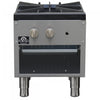 Rechaud a marmite au gaz Commerciale, 1 bruleur, 80 000 BTU, acier inoxydable - FCMSP0089-18