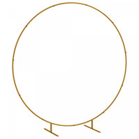 Outsunny 6.6ft Or Arc De Mariage Rond Support De Fond Pour La Fete