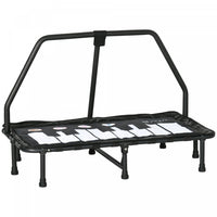 Outsunny Trampoline Pour Enfants Avec Fonction Musicale Cadre En Acier Interieur Rebond Age 3 A 6 An