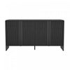 Buffet contemporain Novara 60\" en noir (4 portes)
