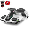 Kids On Wheelz Gokart Haute Vitesse Sans Balais, Thunderdrift™ Outdoor Racer Drifter Avec Accelerateur A Vitesse Variable 24v