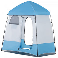 Outsunny Tente De Douche De Camping Pop Up Pliable Abri D'intimite Portable Pour 2 Personnes, Vestia