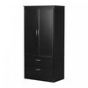 Acapella Armoire penderie Noir solide, de Meubles South Shore