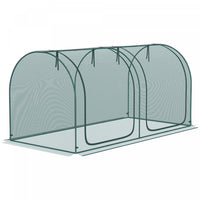 Outsunny Cage De Culture 8 X 4 Pi Avec Portes Zippees Et 4 Piquets De Sol