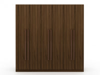  Armoire contemporaine moderne Gramercy 208 cm en brun chataigne