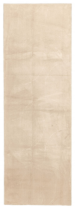 Tapis Lavable/Contemporain Elion 2'8\" x 8'0\" en Beige
