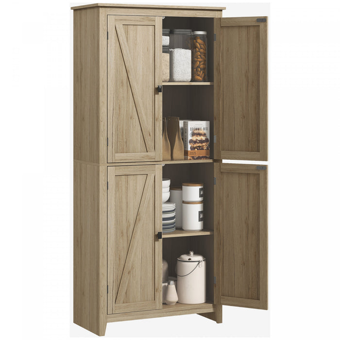 HOMCOM Meuble de rangement pour garde-manger de cuisine