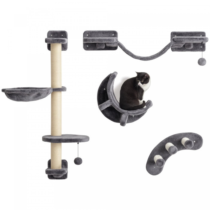 Etagere Murale Pour Chat, Plateformes De Saut Avec Griffoir