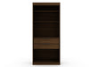 Armoire contemporaine moderne Mulberry 36\" en brun chataigne