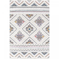 Carpette à poil long Lola bohème - 6 pi 7 po x 9 pi 6 po