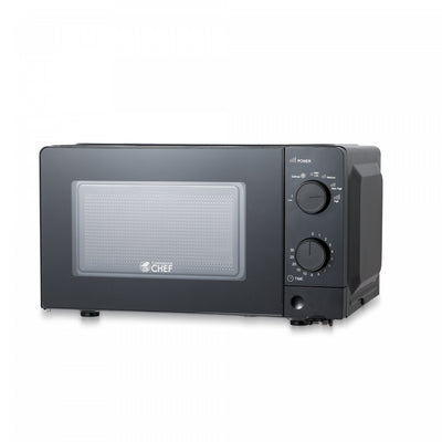 CHM Series Commercial Chef 0.6 Cu. Ft. Countertop Microwave Oven, CHM660B, Black Countertop Microwave Less 1cuft | Four a micro-ondes de comptoir Commercial Chef serie CHM, 0,6 pi³, CHM660B, noir