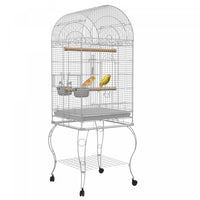 Pawhut Cage A Oiseaux A Dessus Ouvert De 60