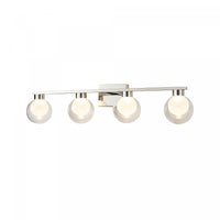  Luminaire De Salle De Bain A 4 lampes Colton, Chrome