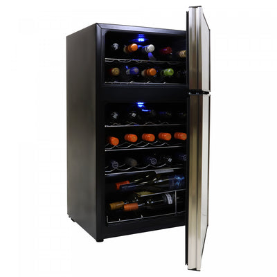 Koolatron 29 Bottle Dual Zone Compressor Wine Cellar|Cellier à compresseur Koolatron à 2 zones pour 29 bouteilles de vin
