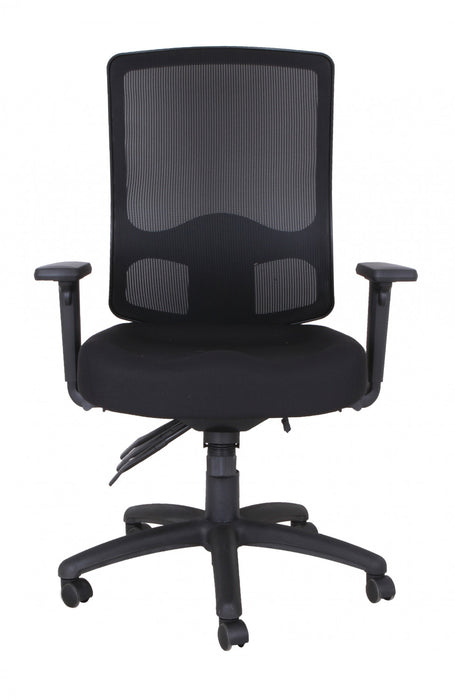 TygerClaw Chaise de Bureau de Travail en Maille Reglable a Dossier Mi-Haut