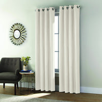 Panneau de rideau à œillets Shadow blanc cassé - 52 po x 63 po