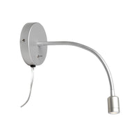 Applique murale Wynne de Dainolite avec fini argenté et ampoule à DEL de 3 W