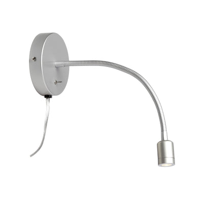 Dainolite Wynne LED Wall Sconce 3w Silver Finish Lamp|Applique murale Wynne de Dainolite avec fini argenté et ampoule à DEL de 3 W
