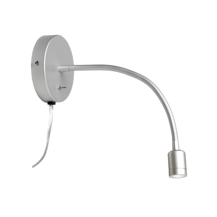 Applique murale Wynne de Dainolite avec fini argenté et ampoule à DEL de 3 W