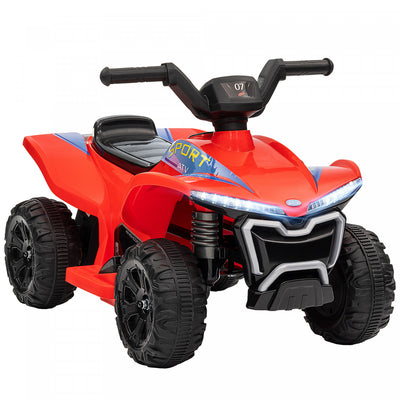 Qaba Kids Atv, 6v Battery Powered Ride-On Electric Vehicle With 1.6mph Max Speed, Headlights, Music,|Qaba Vtt Pour Enfants, Vehicule Electrique Alimente Par Batterie 6 V Avec Vitesse Maximale De 1,6 Mp