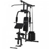 Soozier Systeme De Gymnastique D'exercice Domestique Multifonctionnel Musculation Exercice Station D'entrainement Fitness Force Machine Pour L'entrainement Du Corps Entier Noir