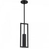 Luminaire suspendu Pauline de Dainolite avec fini noir mat et 1 ampoule