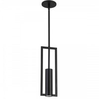 Luminaire suspendu Pauline de Dainolite avec fini noir mat et 1 ampoule