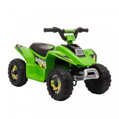 Aosom Kids Atv, 6v Battery Powered Ride-On Electric Car For Kids, Toddler Quad 4 Wheeler With Forwar|Qaba Quad, Vehicule Electrique Alimente Par Batterie 6 V, Quad A 4 Roues Avec Interrupteur Avant Et