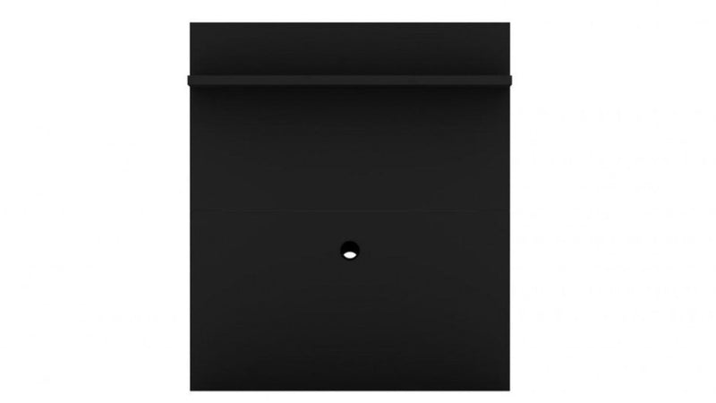 Panneau pour téléviseur Tribeca de Manhattan Comfort de 35,43 po de style moderne du milieu du 20e siècle avec tablette décorative en hauteur - noir