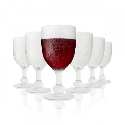 Arimi Savoia Goblet Set 6-Piece White|Ensemble De 6 Verres A Vin Arimi Savoia Blanc