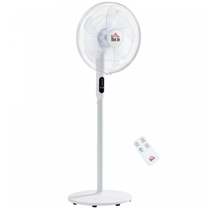 Homcom Ventilateur Sur Pied 18 Pouces Avec Minuterie 18h
