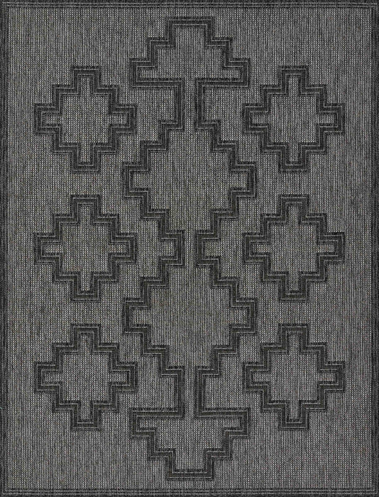 Tapis Transitionnel Esina 8'0\" x 10'0\" en Gris