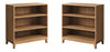 Modulr Bibliotheque A 2 Tablettes Reglables – Chene Naturel