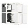 Pawhut Catio En Bois Pour Chat, 66,5