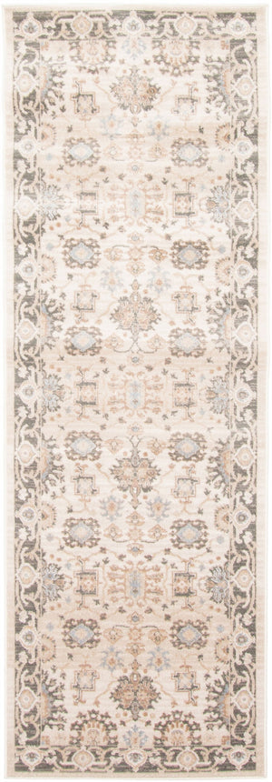 Carpette longue Gloria ivoire - 2 pi 8 po x 8 pi 2 po  