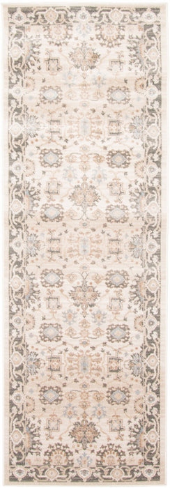 Carpette longue Gloria ivoire - 2 pi 8 po x 8 pi 2 po  