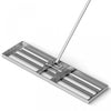 Costway Pelouse Nivelage Rake 36 \"x 10\" Outil De Pelouse De Niveau Pour Jardin Arriere-cour/pelouse Argent