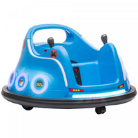 Qaba Auto-tamponneuse 12 V Pour Enfants, Voiture Electrique Sous Licence Angry Bird Avec Deux Joysti