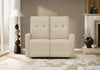 Petit Causeuse 2 Places Rembourre Inclinable Electrique 50\"L, Port Usb Inclus, Tissu Beige