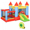 Qaba Chateau Gonflable 4 en 1 de 9,2 x 9,5 pieds pour Enfants