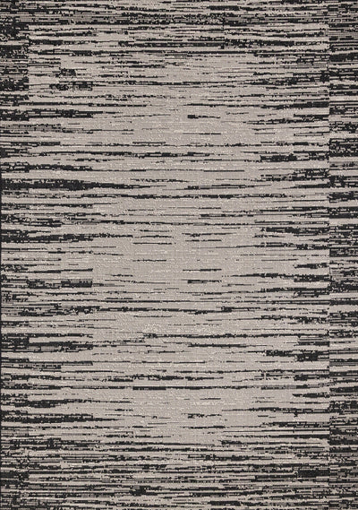 Jackson Black Grey Distressed Outdoor Rug, 7'10" x 10'6" Outdoor Area Rug | Tapis d'exterieur Jackson noir et gris vieilli, 7'10" x 10'6"